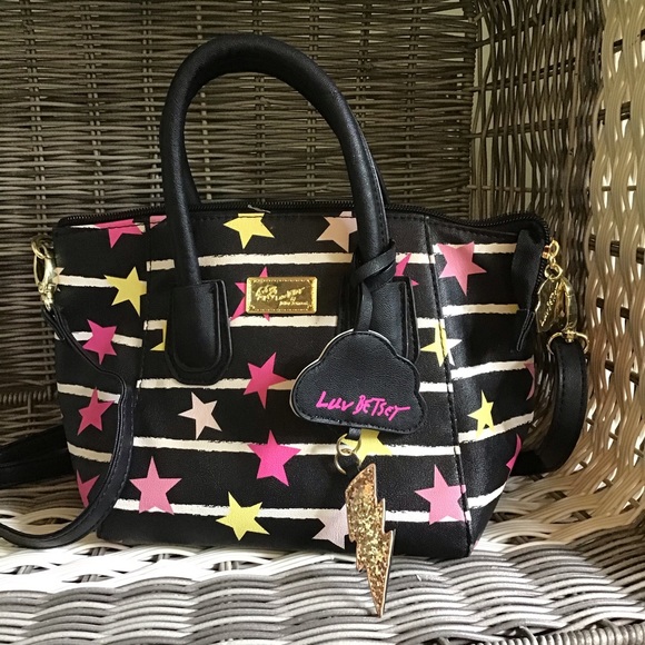 Betsey Johnson Handbags - Betsy Johnson Handbag Bright Stars & Stripes